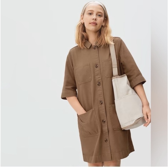 Everlane The Chore Mini Dress - Picture 3 of 16
